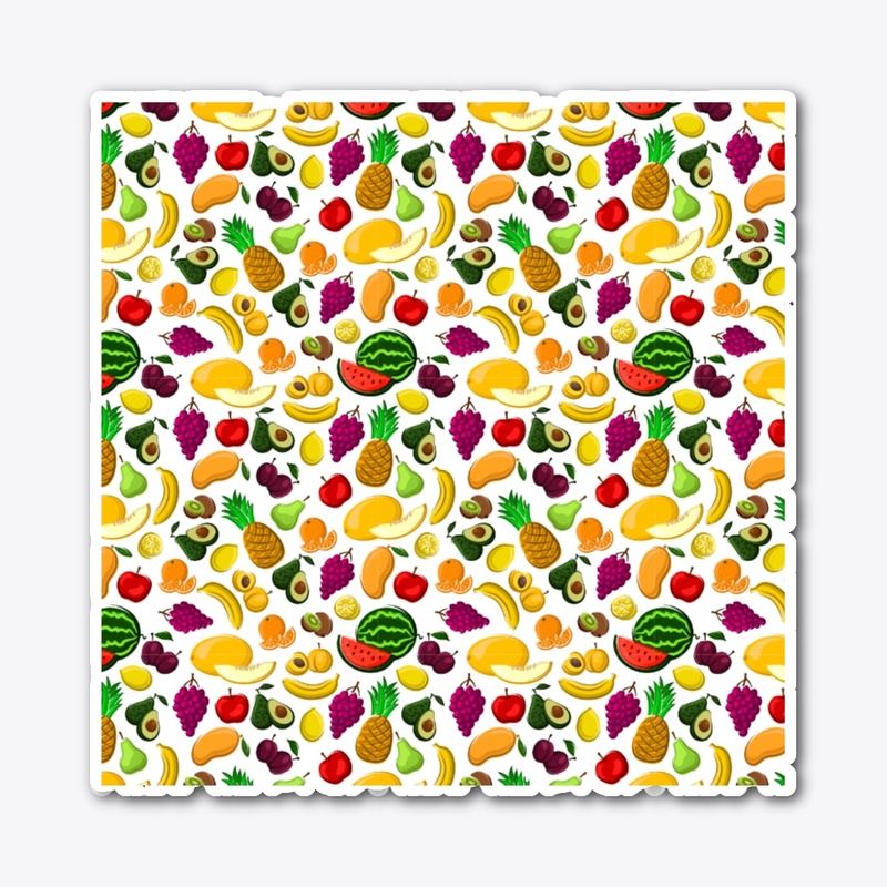 Cute And Colorful Fruity Design