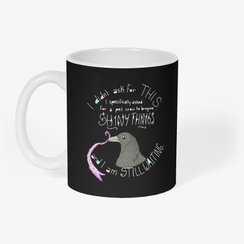 Pet Crow Shiny Things