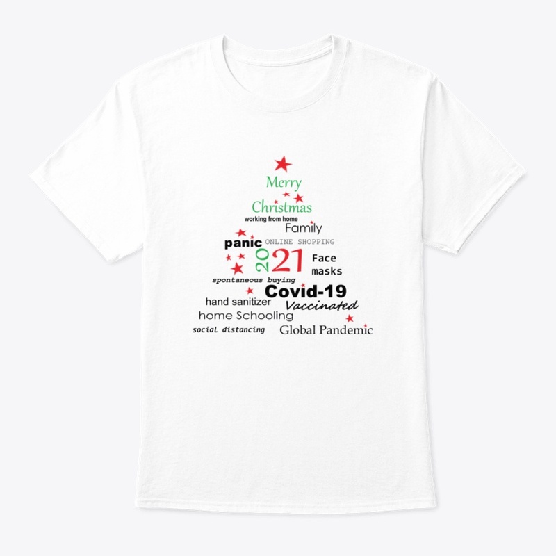 Christmas Tree T-shirt Covid-19 2021