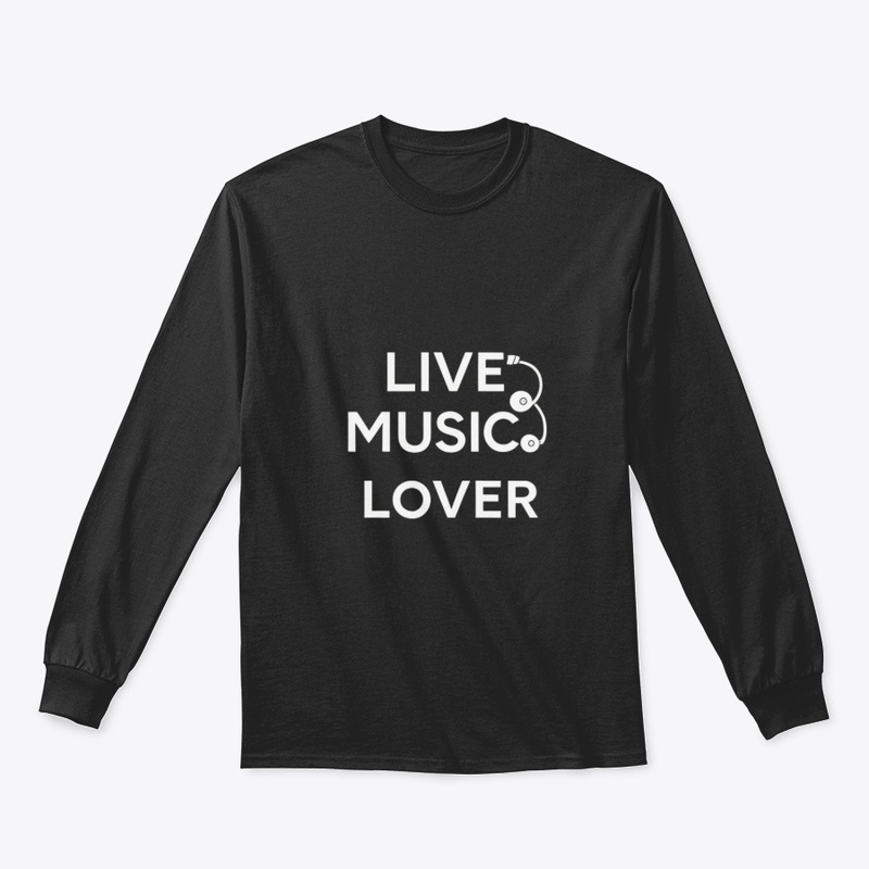 Acoustic To Stadium Live Music Lover Tee