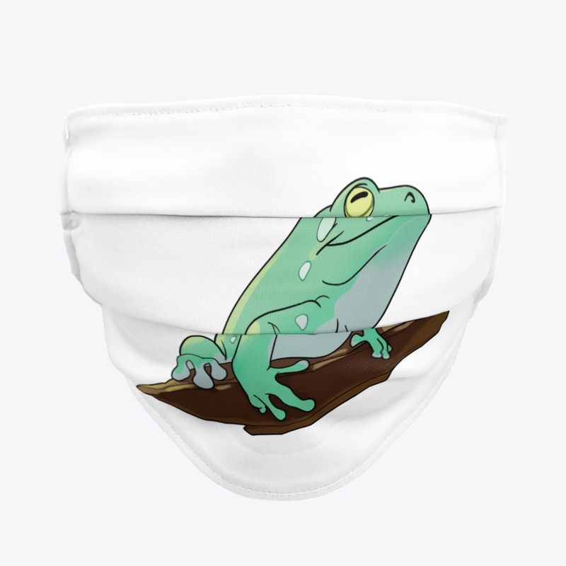 Linguine Whites Tree Frog Mask