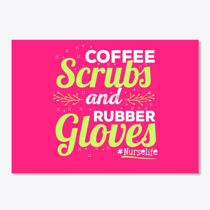 Nursing Coffee Scrubs funny shirt