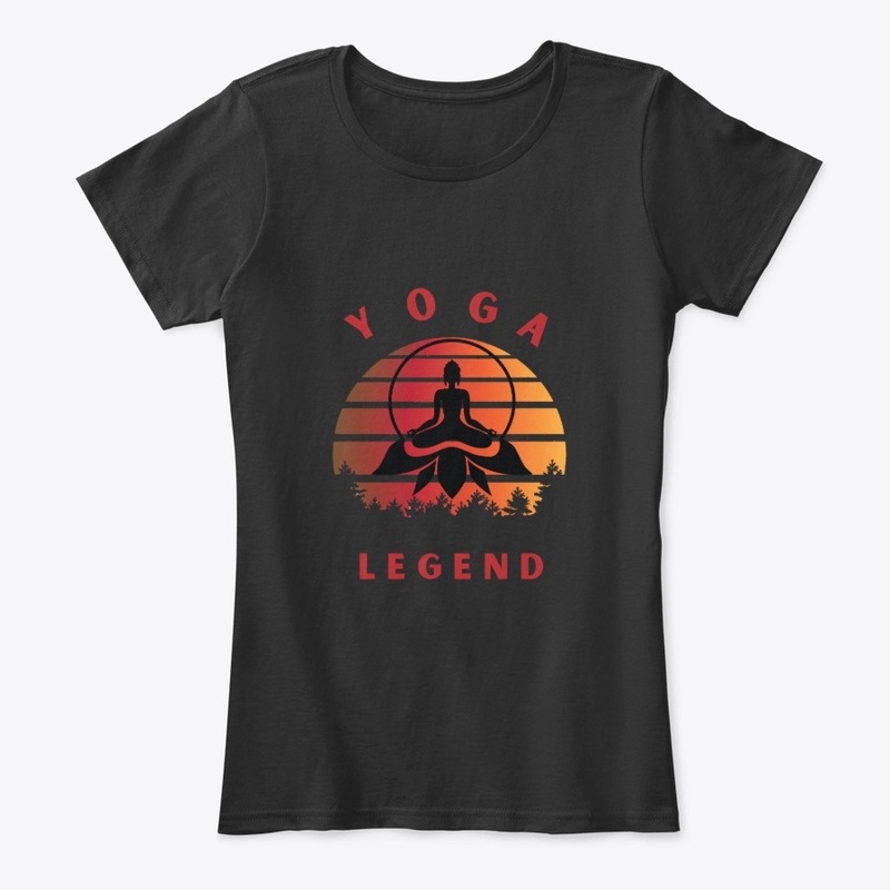 Yoga Legend Retro Vintage Design