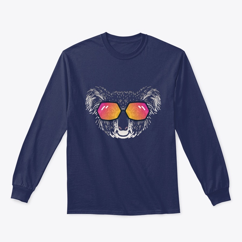 Cute Koala in Sunglasses (Colored+sg02)