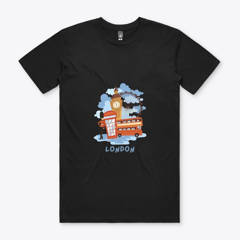 3D Image London Classic T-Shrit 