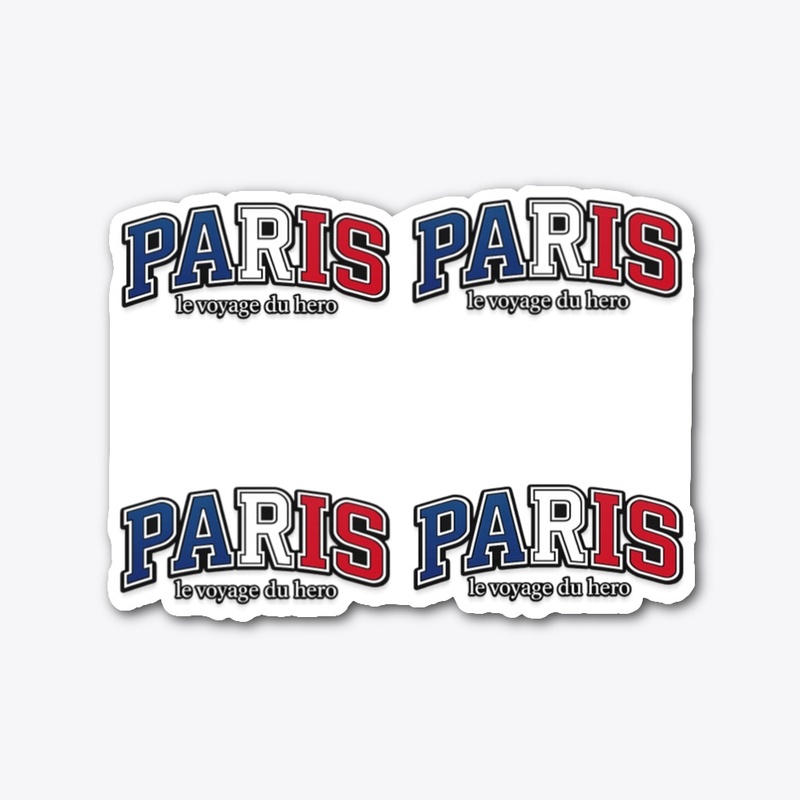 PARIS Die Cut Sticker