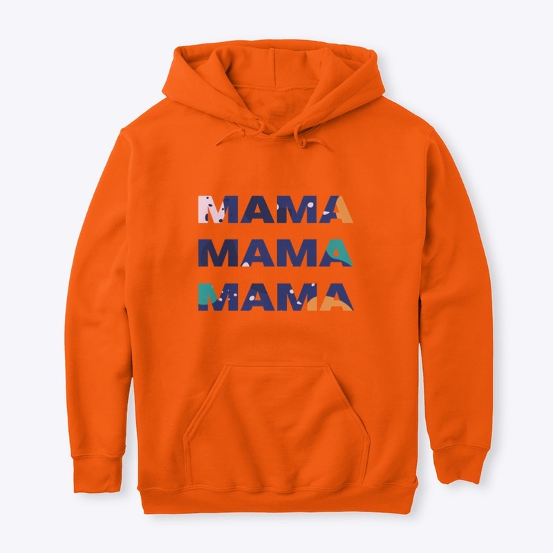 Mama large print pattern.