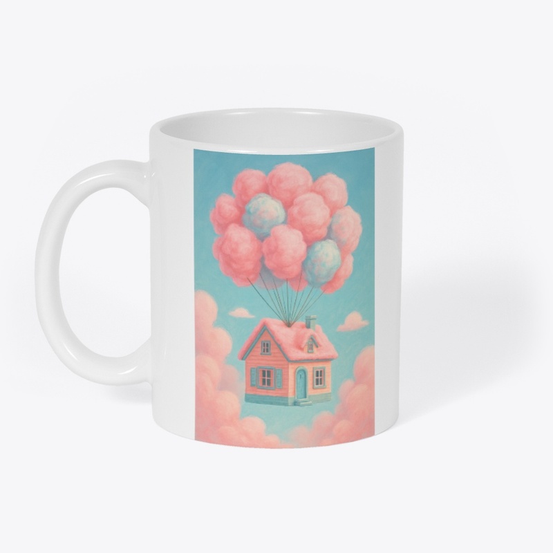 Cotton Candy Flying House