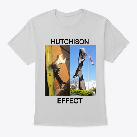 9/11 Hutchison Effect Light Steel T-Shirt Front