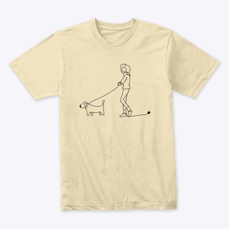 Unplug Dog Black Line