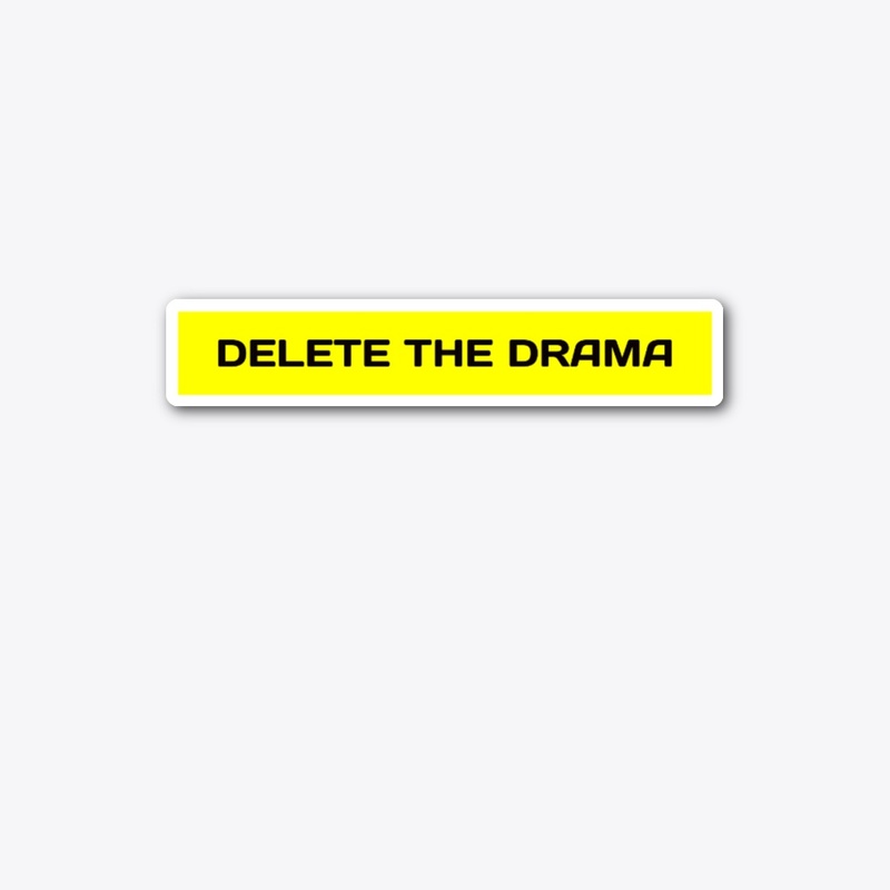 DELETE THE DRAMA - LOGO DESIGN