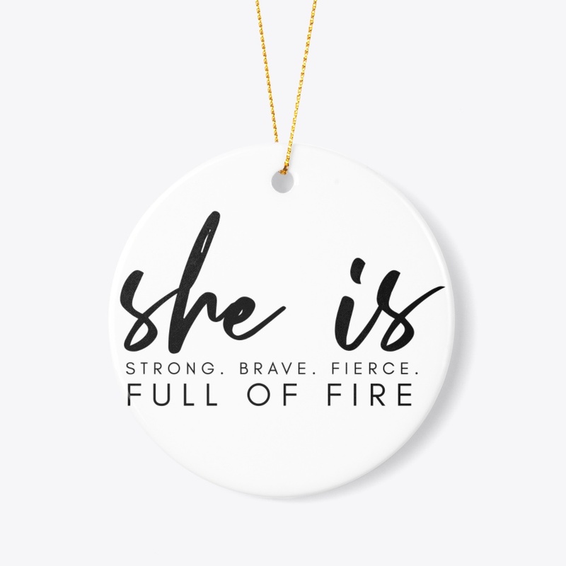 she is full of fire