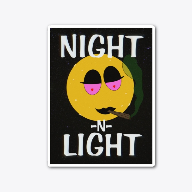 Night Light Smoking Moon