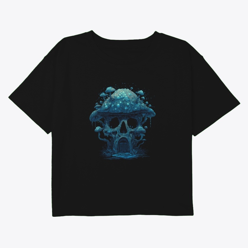Hollow Skull Mushroom House