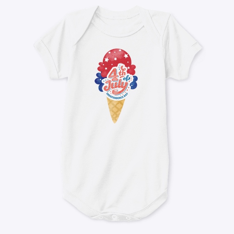 Fourth of July ice cream
