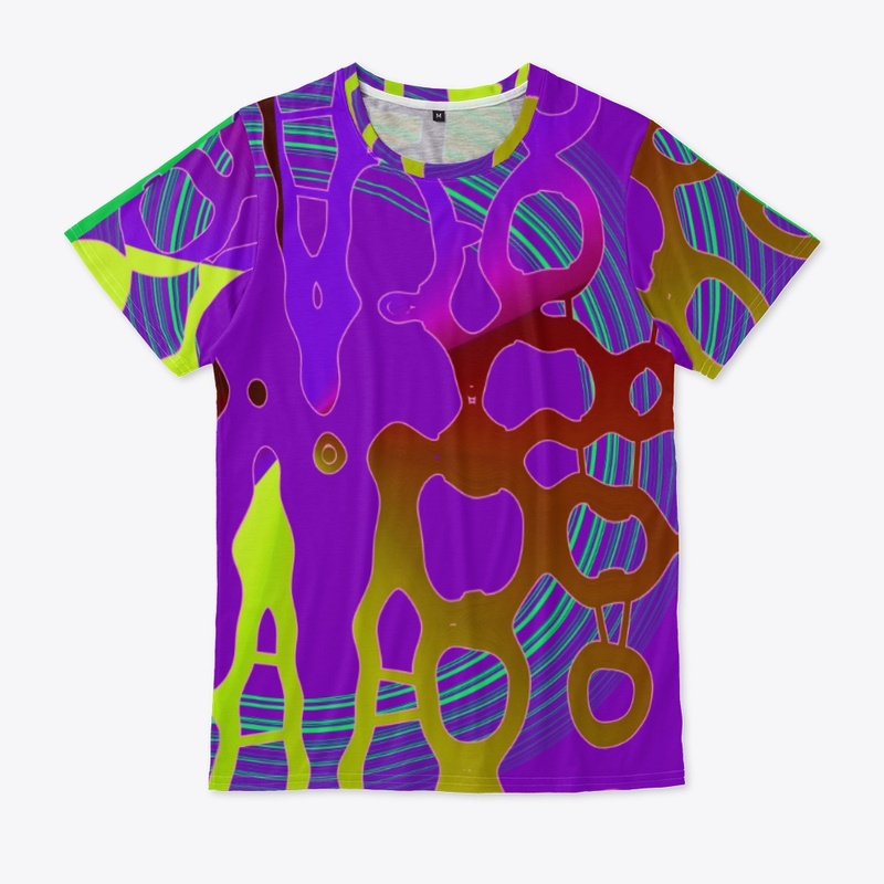 Asymmetrical purple design by Code03