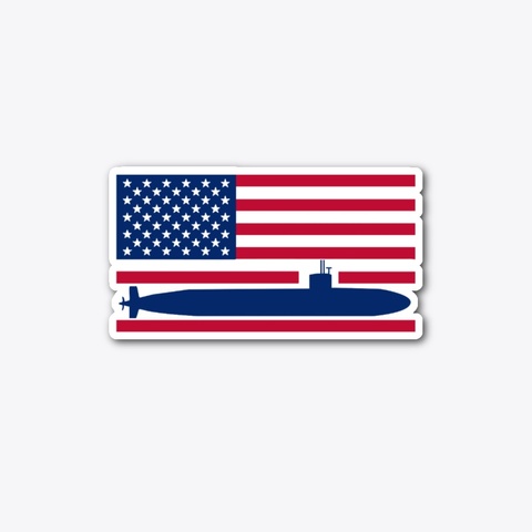 American Flag Sub Standard T-Shirt Front