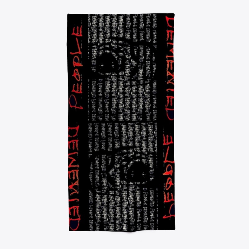 demented beach towel