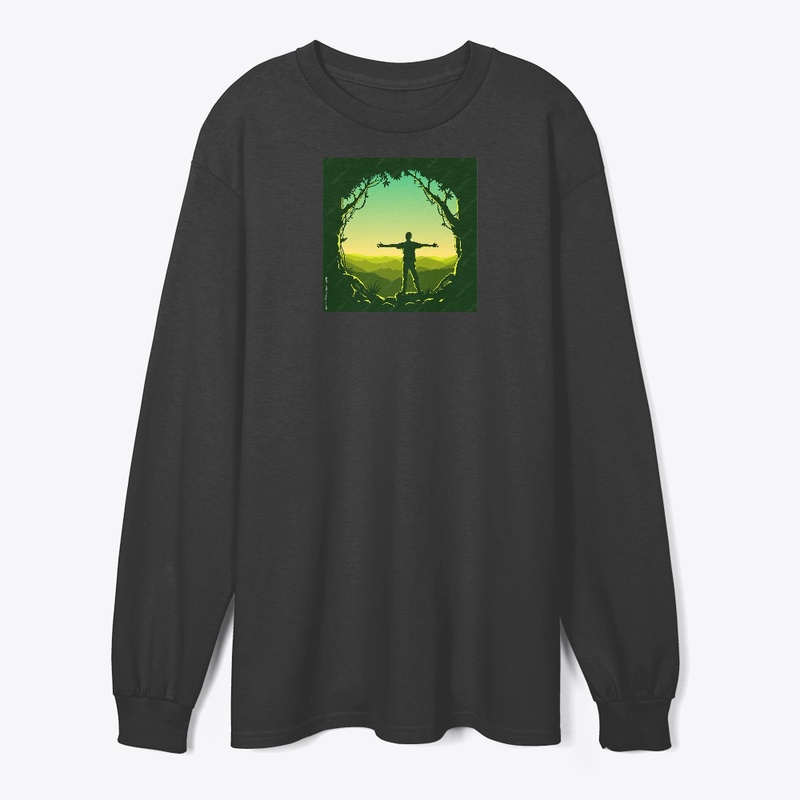 WANDERER GUY' black colour t-shirt