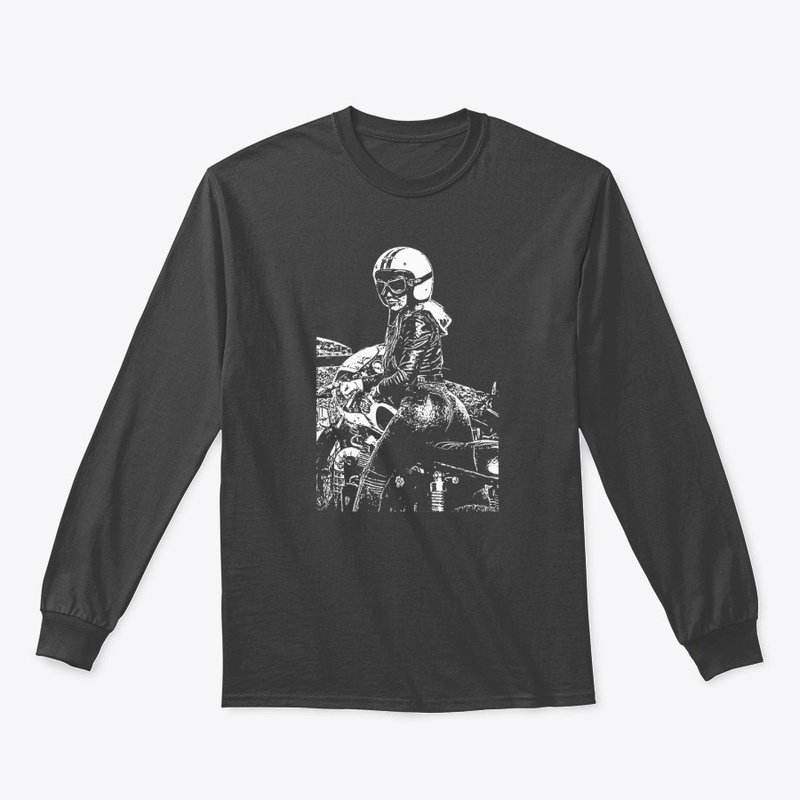 Sexy Female Rider Graphic Design