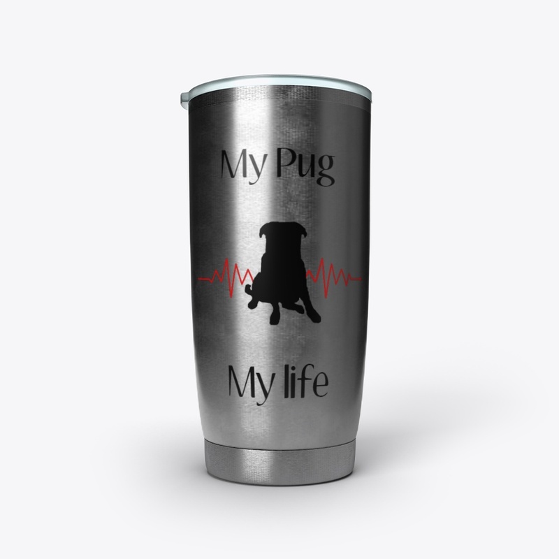 My Pug, My Life Mug & Tumbler