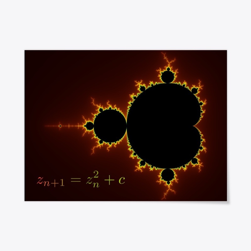 Mandelbrot Fractal Red Color Coding