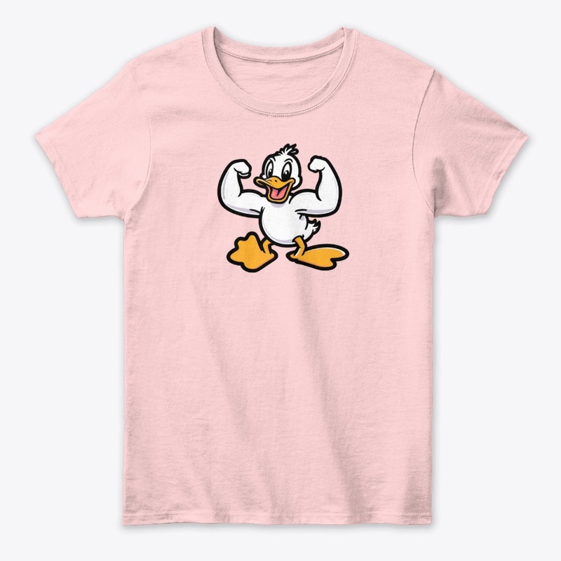 Ducky flexing muscles