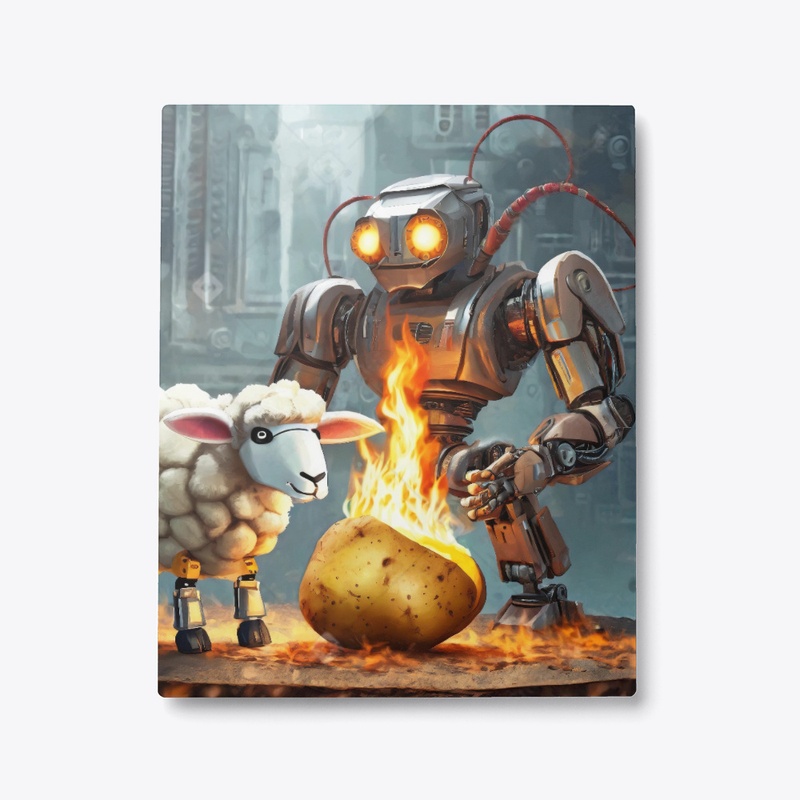 Sheep robot Jacket potato