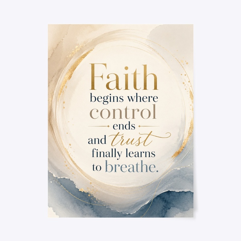 Trust Over Control Art