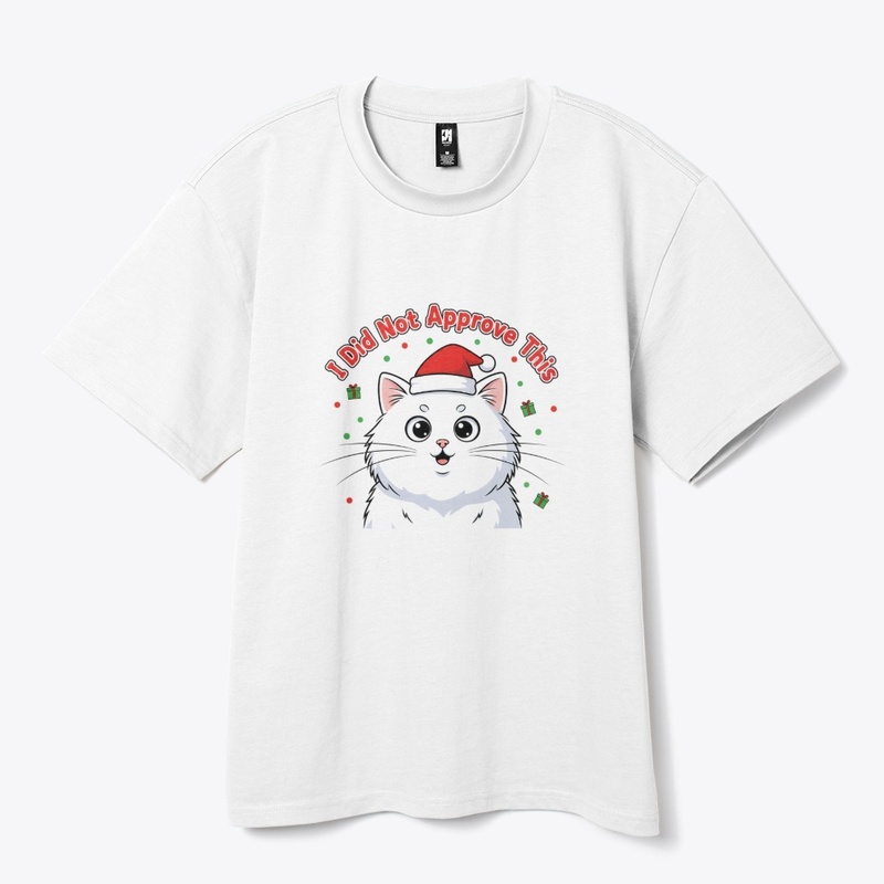 Grumpy Cat Santa Hat Christmas Shirt