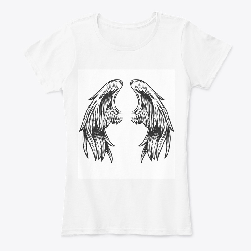 Wings on t-shirt