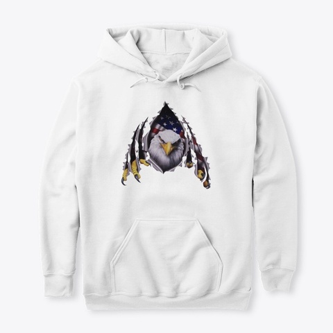 American Eagle Ripping White Maglietta Front