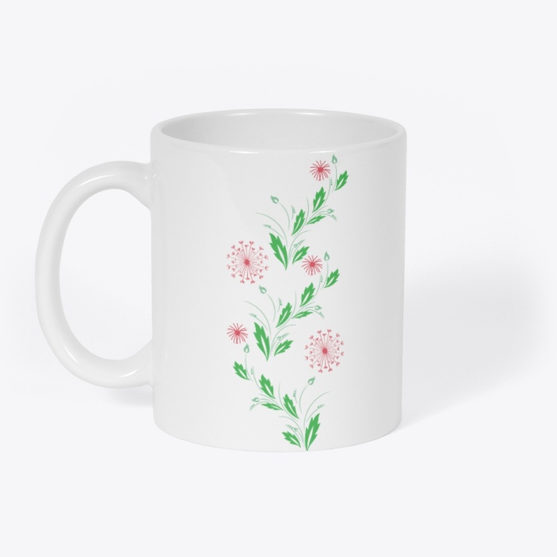 Art Nouveau Boho Wildflowers Flowers tee