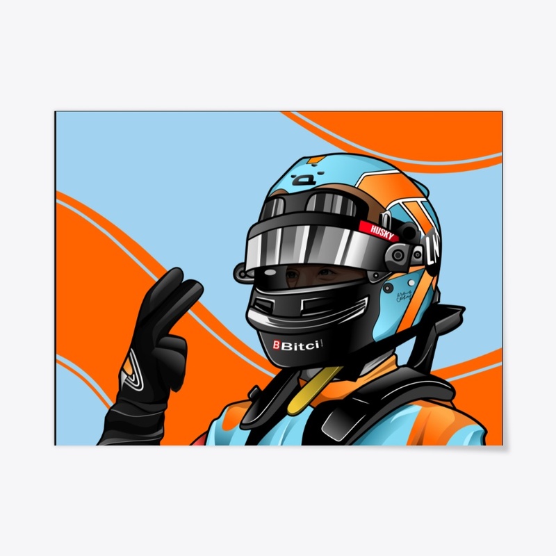 Lando NOR #4 Monaco Podium Type 2