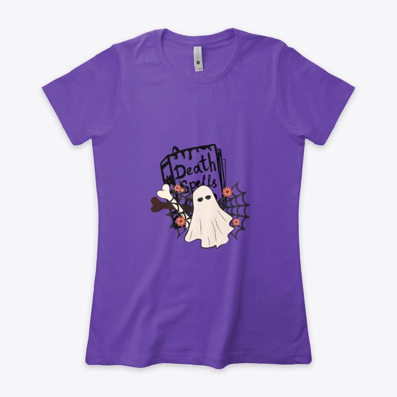 Death Spell Cute Halloween Ghost Design 