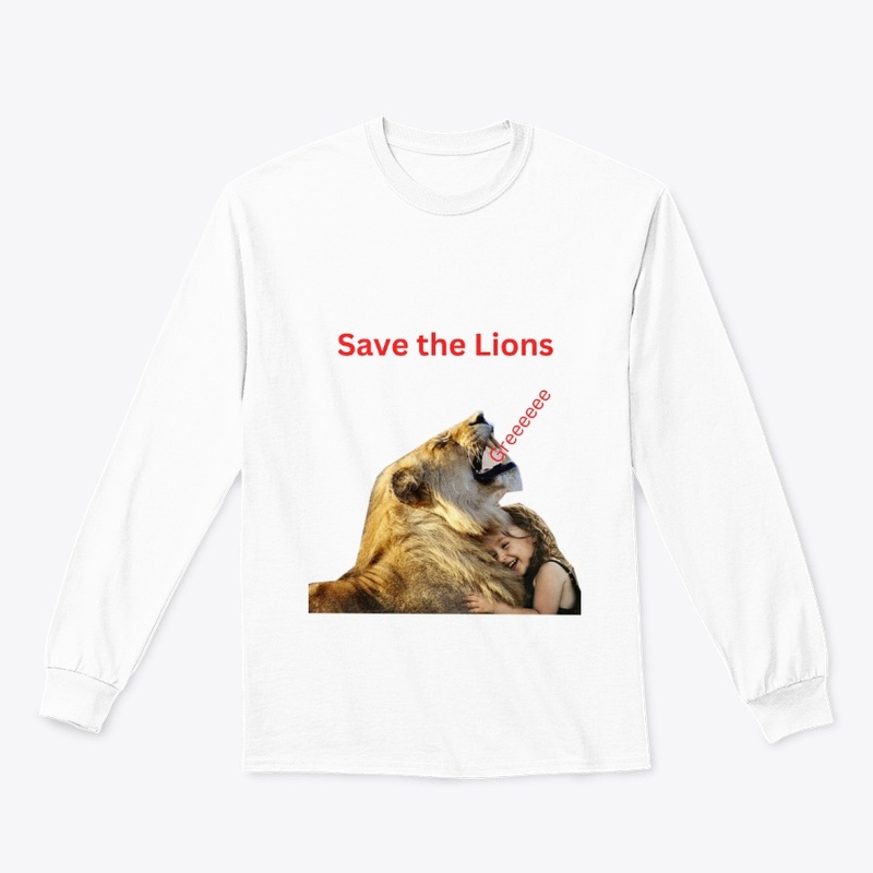 Save the lions Fashion design