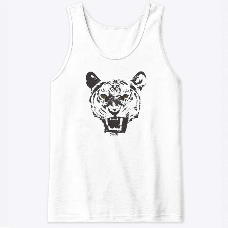 Tiger is crying loudly