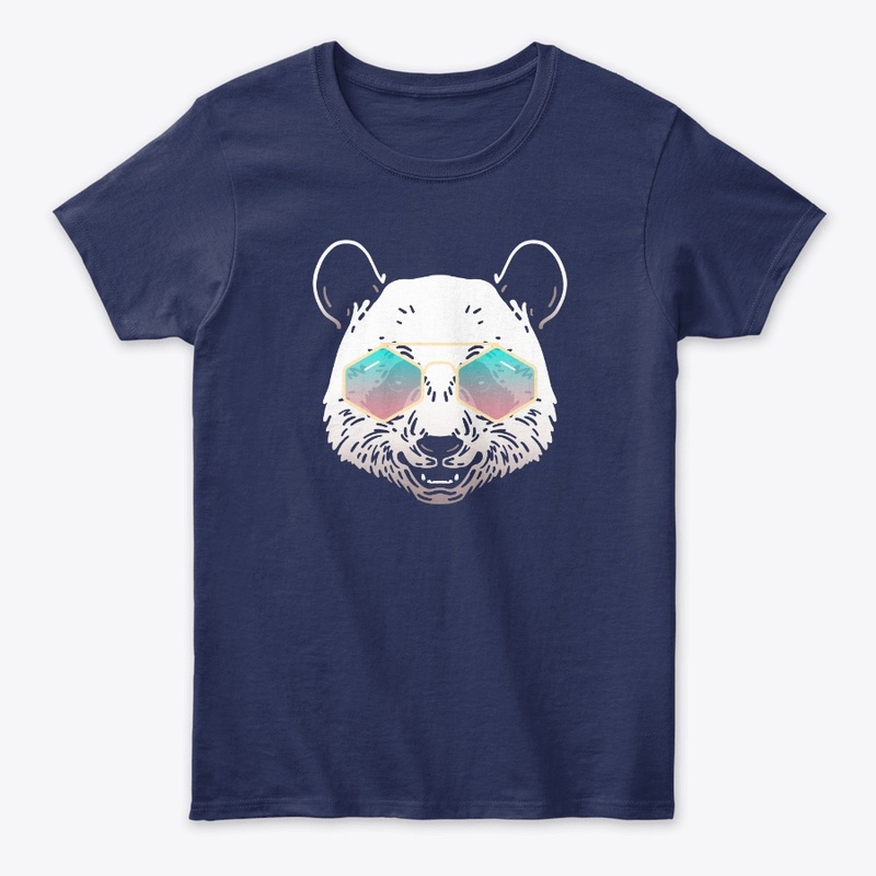 Cute Panda in Sunglasses (Colored+sg10)