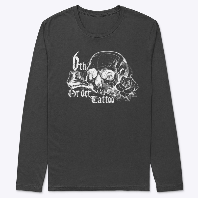 Skull Sketch (White Print)