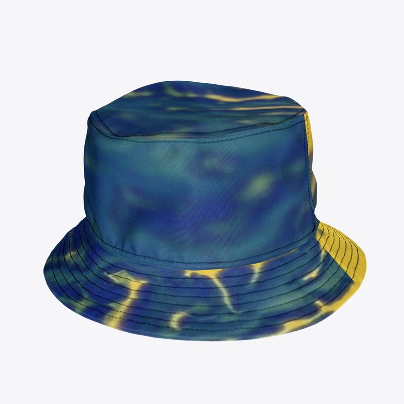 Abstract Reef Coral Tie-dye Design