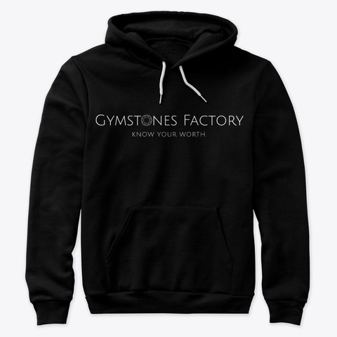 Gymstones Factory Merch Black T-Shirt Front