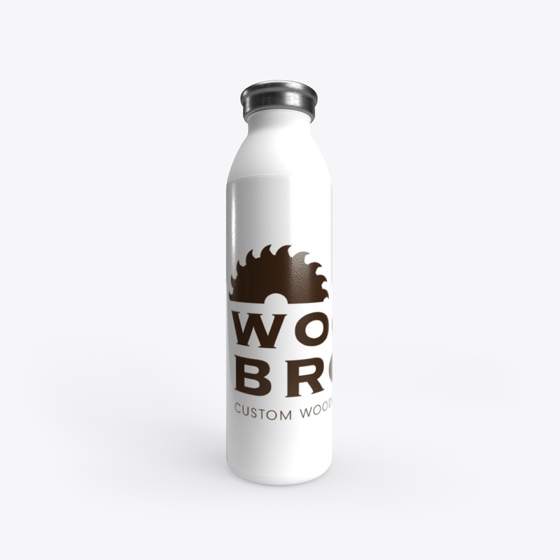 Wood By Brown White Logo Collection
