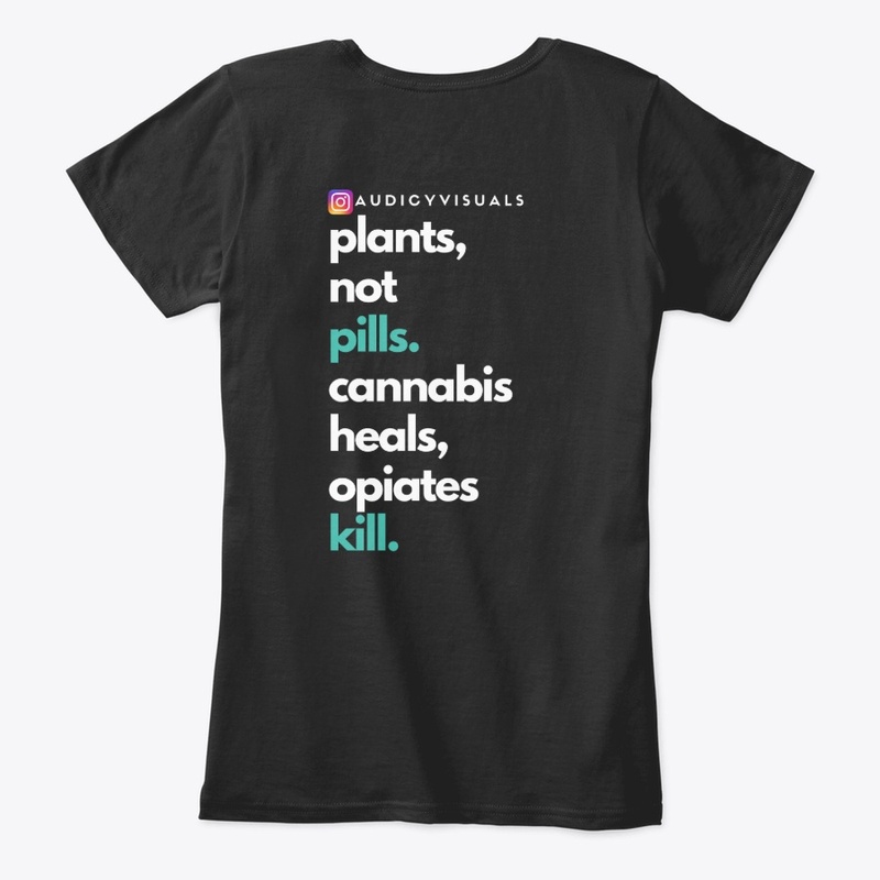 PRO CANNABIS TEE TEAL