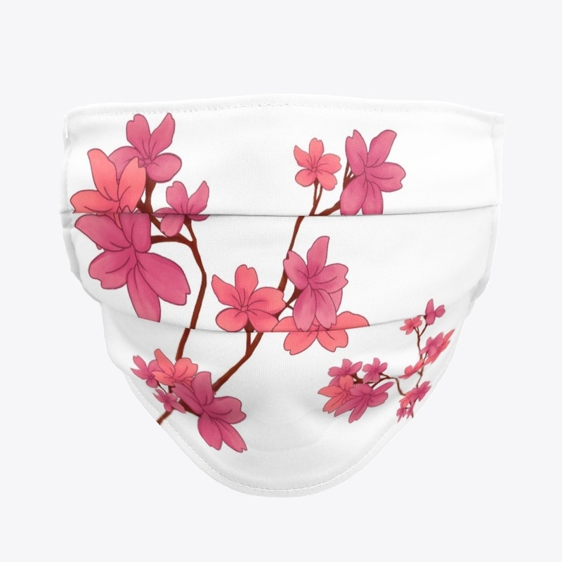 Blooming Spring Flowers Face Mask