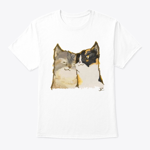 Tempest And Teacup By Joanna Crook White T-Shirt Front