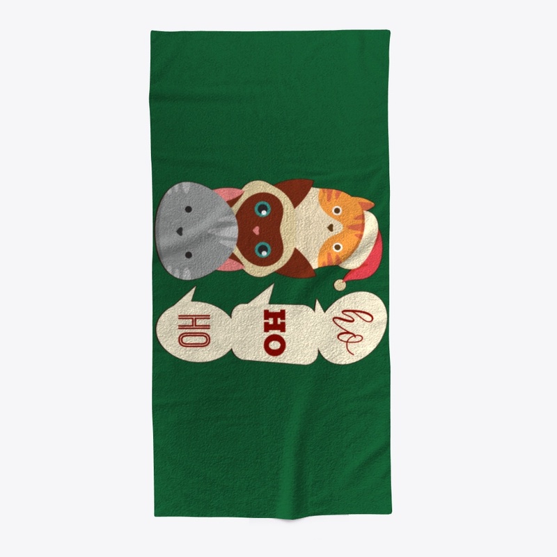 Ho Ho Ho Kitten Cat Christmas