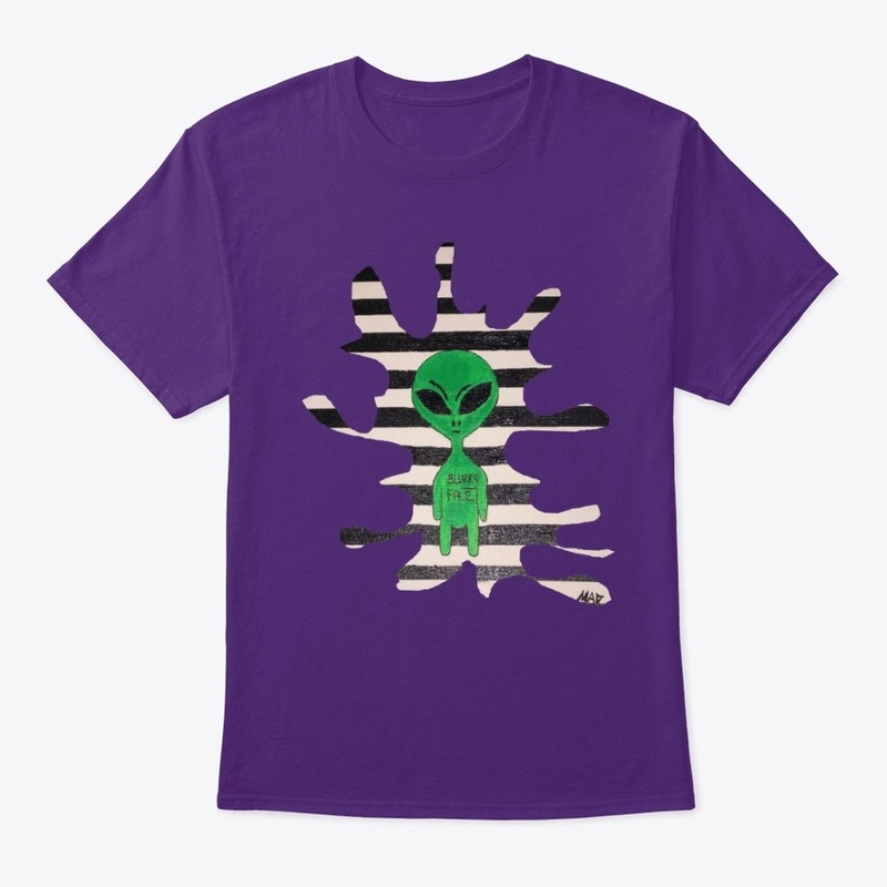 Striped Alien Splatter Attire