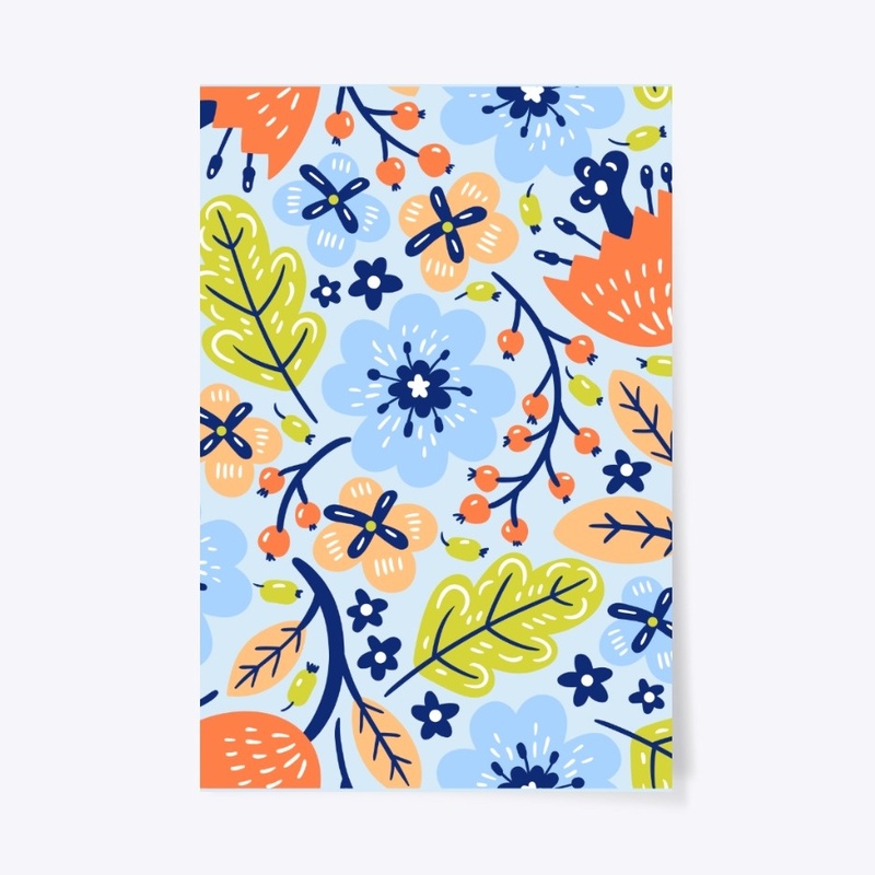 Flower pattern design