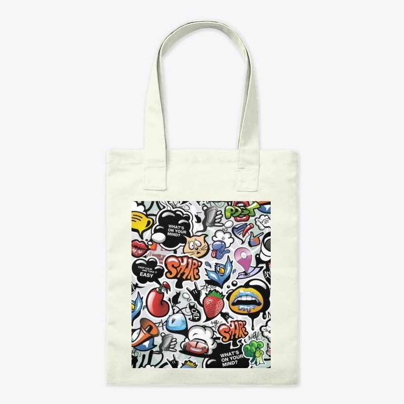 Unique Drippin' Graffiti Print