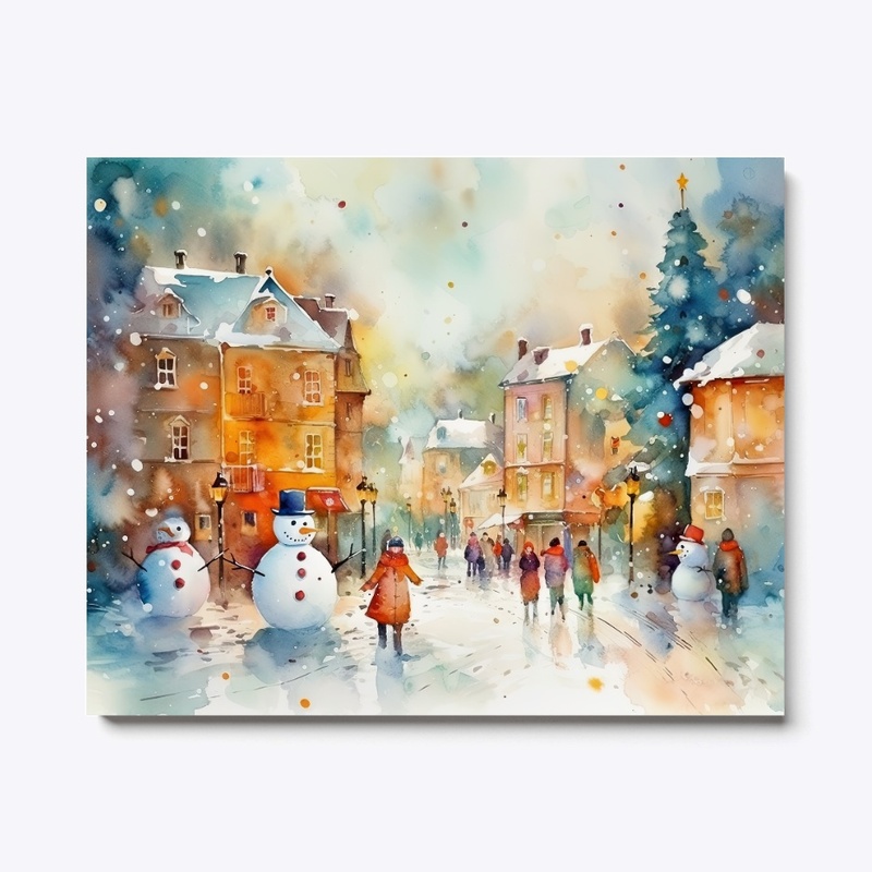 Christmas Decorations : Watercolor Art